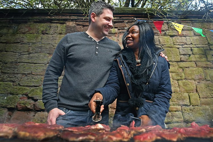 Asylum Seekers Enjoy Viva Brazil BBQ Feast