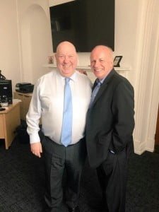 Mayor Anderson with FA Chairman Greg Dyke