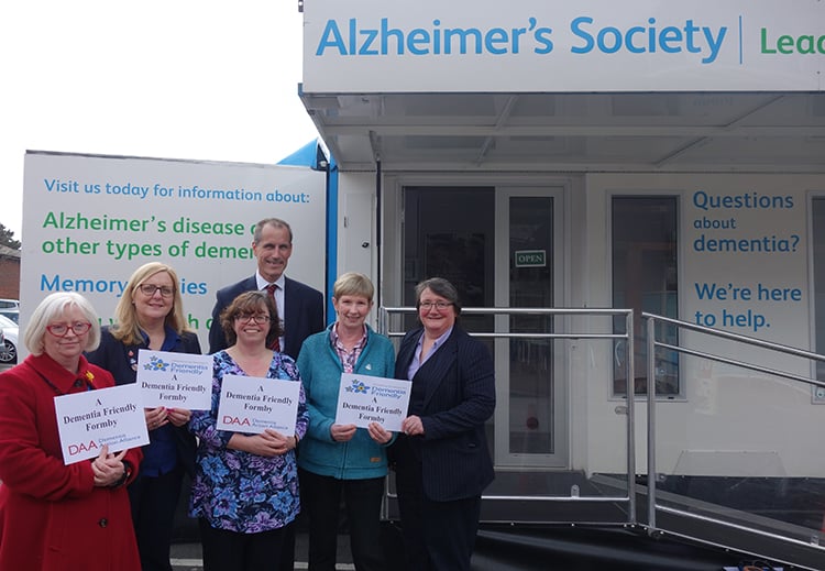 MP Visits Alzheimer’s Society Formby Dementia Roadshow