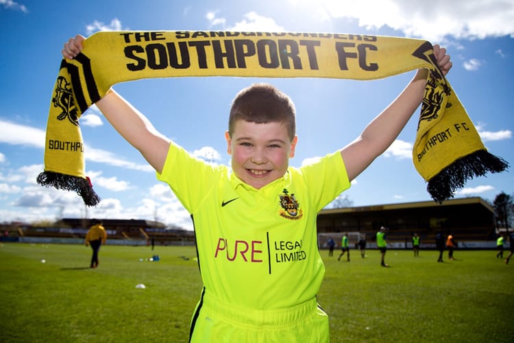 Southport Schoolboy’s Dream Comes True As Football Mascot