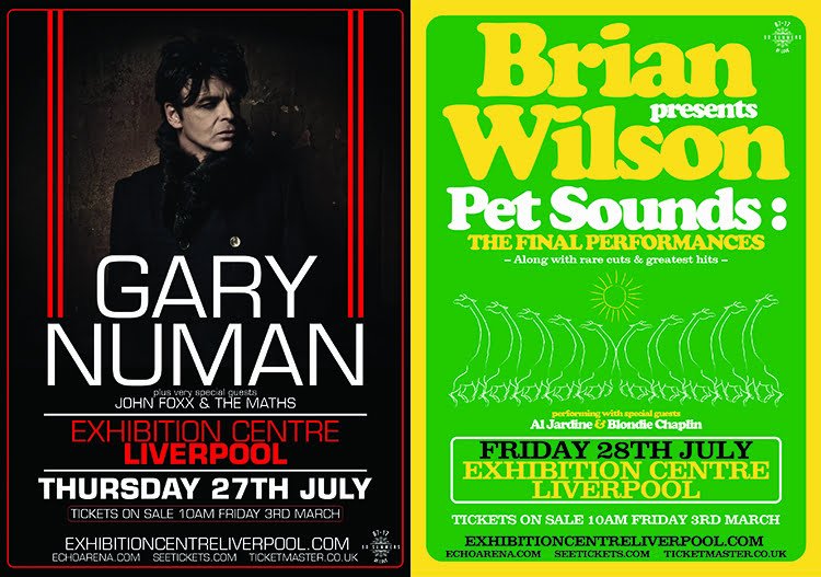 Gary Numan & Brian Wilson Shows For 50 Summers Of Love