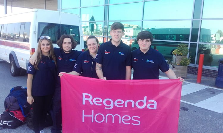 Liverpool apprentices set sail across the Irish Sea