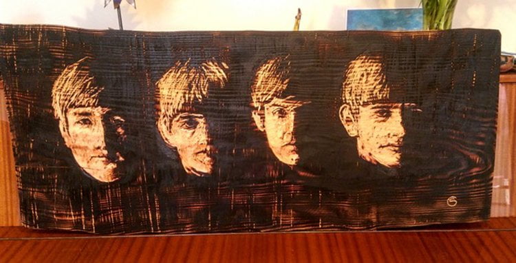 Award-winning sculptor set to transform tree trunks into life-sized statues of the Fab Four