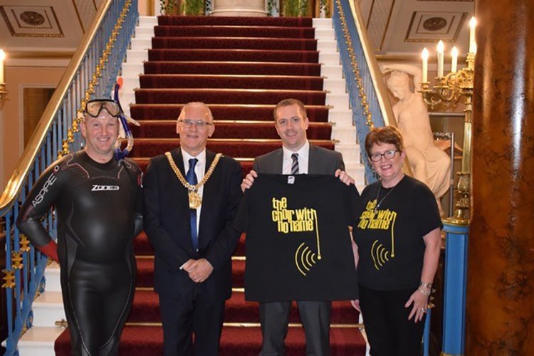 Max to swim 15km for Choir With No Name