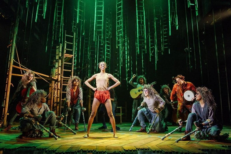 THE JUNGLE BOOK. Keziah Joseph 'Mowgli' and company. Photo by Manuel Harlan