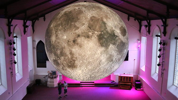 Moon landing in Liverpool for Tall Ships Regatta