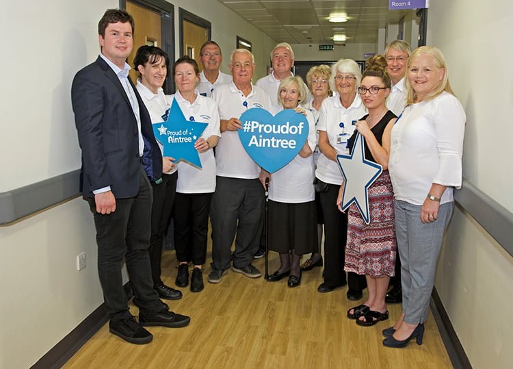 Aintree volunteers win NHS Parliamentary Award