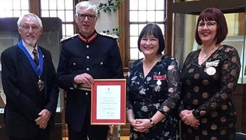 Royal honour for library manager