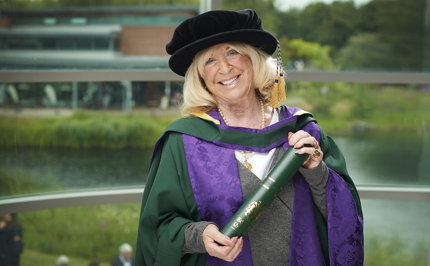 Edge Hill awards honorary doctorate to Lynda La Plante