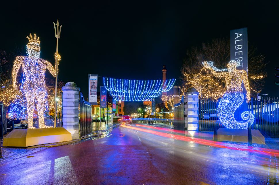Royal Albert Dock captures festive spirit