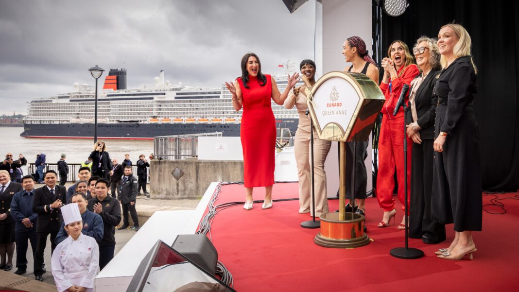 Cunard’s Queen Anne officially named in Liverpool