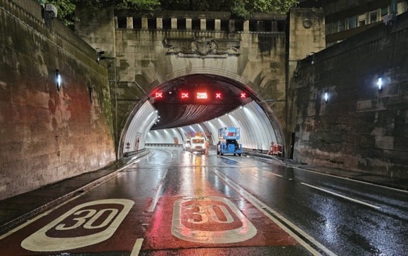 Light at the end of the tunnel upgrade as weekend evening closures come to an end
