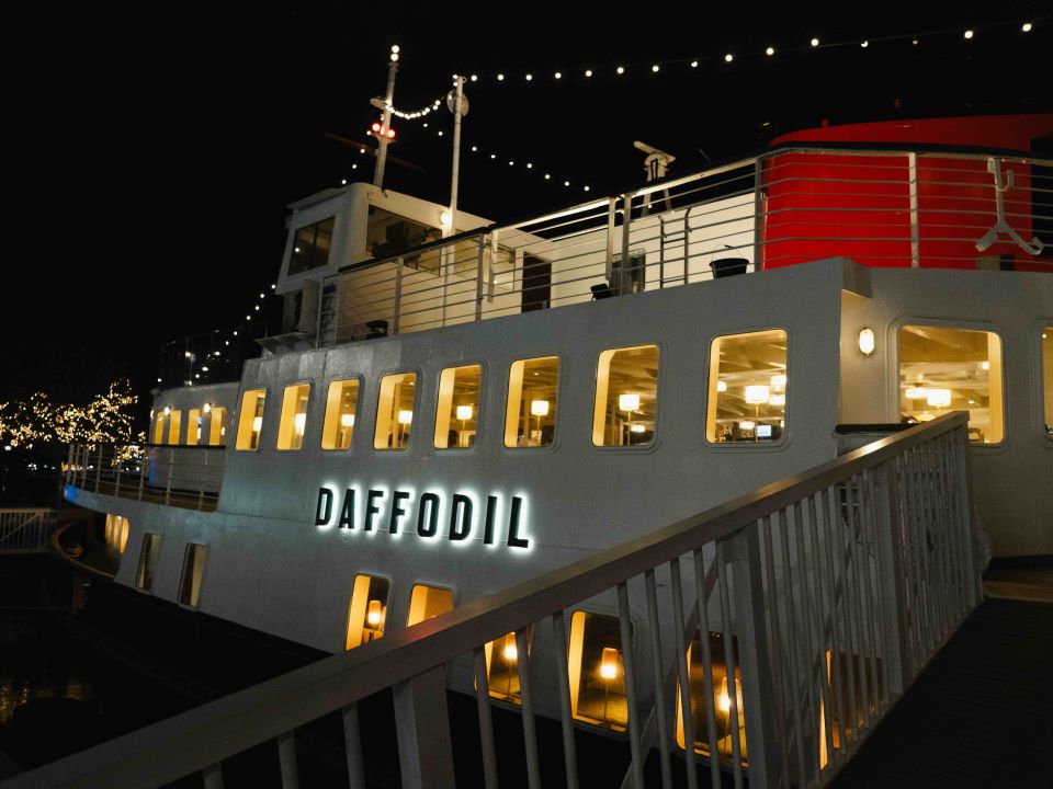 Former Mersey Ferry opens as bar and restaurant