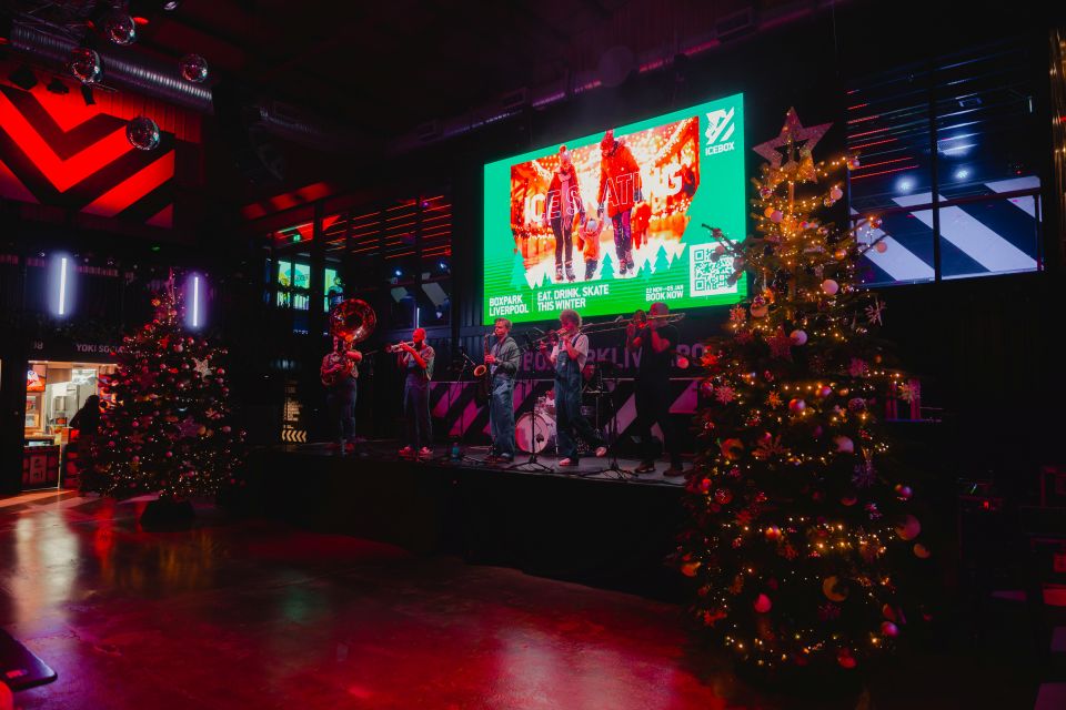 Brekkie with the Grinch and Santa plus huge office parties at BOXPARK Liverpool